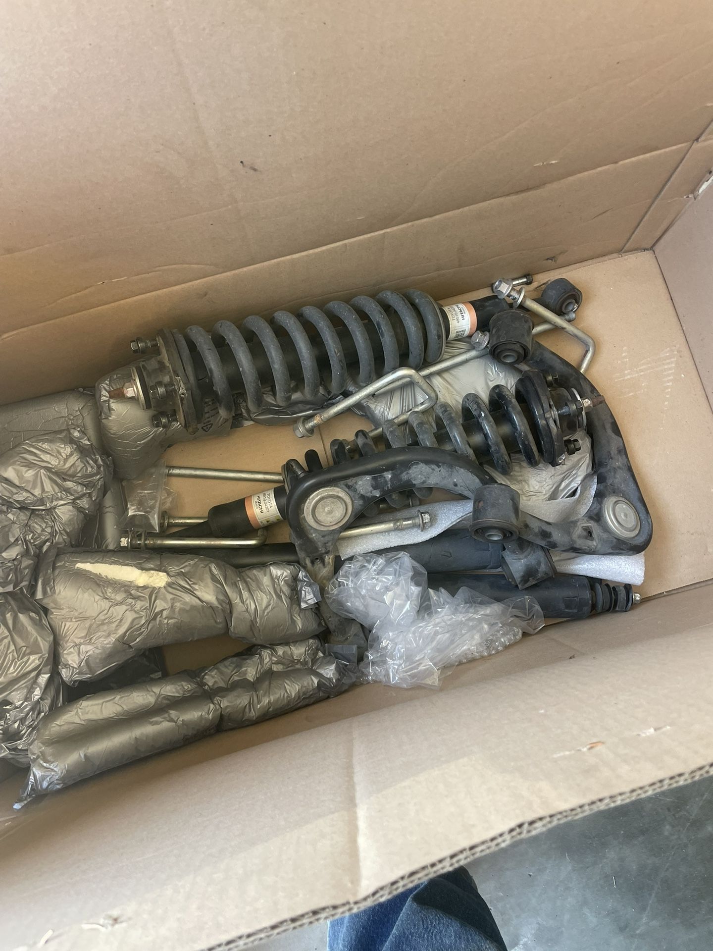 OME Toyota struts and rear shocks with a arm