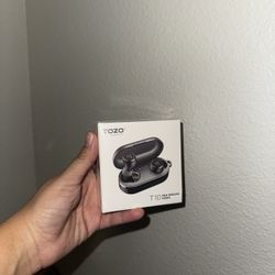 TOZO T10 Bluetooth 5.3 Wireless Earbuds with Wireless Charging Case Black PA1 Bluetooth Speaker with 20w Stereo Sound Black