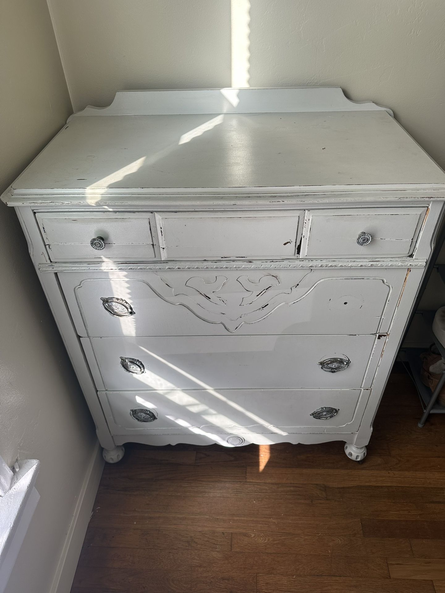 Vintage White Dresser