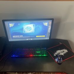 Desk And Monitor For Sale 