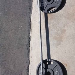 Weights Metal Iron 2.35 & Bar 6ft