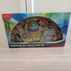 Venusaur ex & Blastoise ex Premium Collection