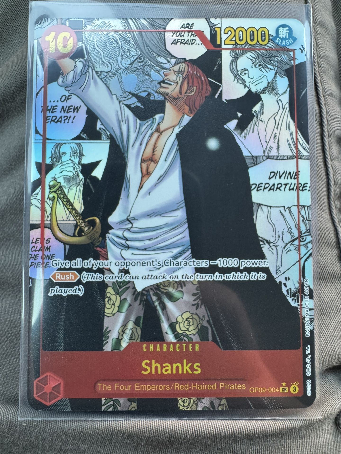 Shanks OP09-004 Manga
