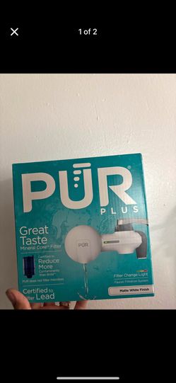 Pur plus water filter chrome