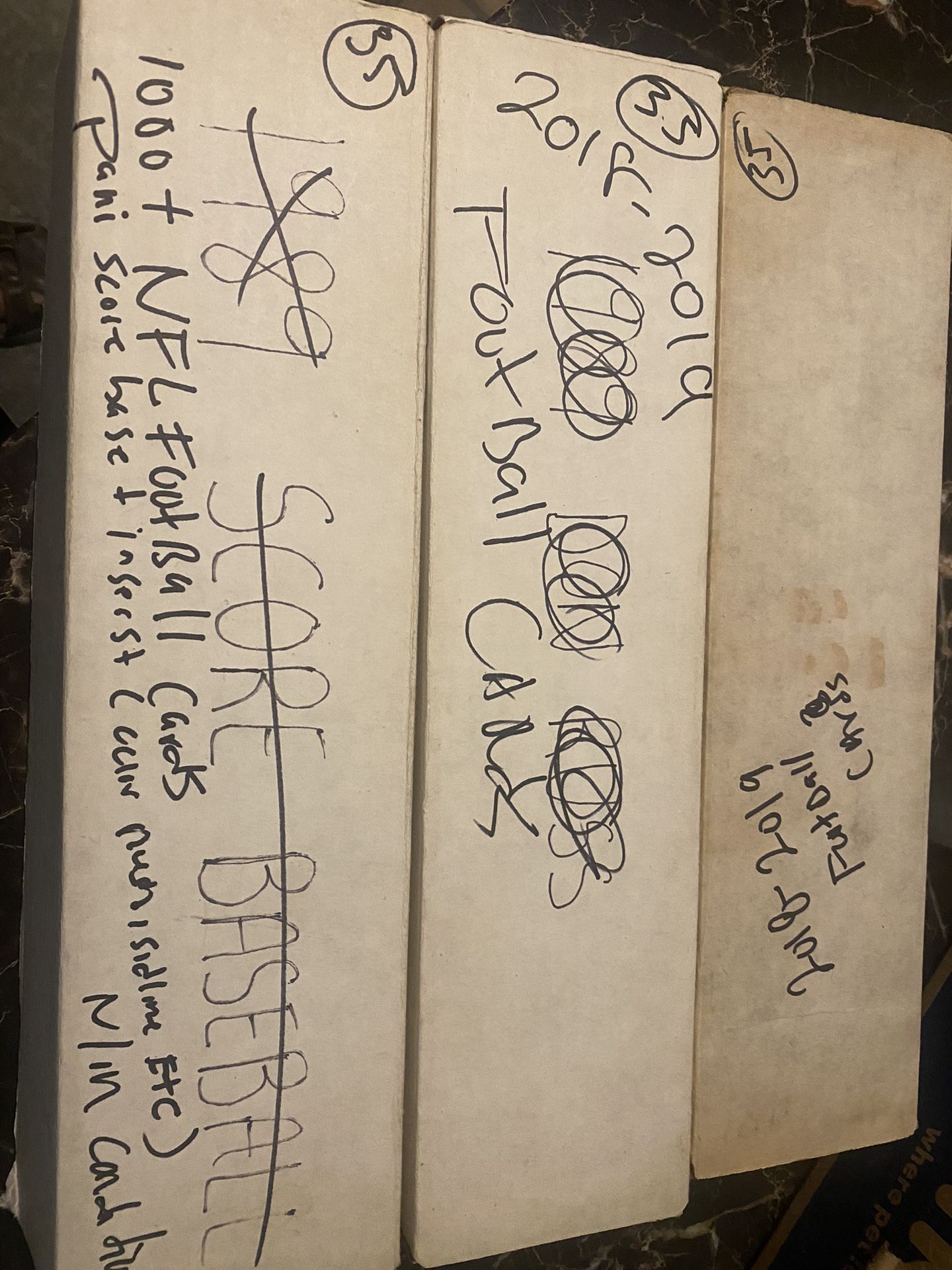 2017-2019 football Cards,