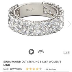 Jeulia Wedding/anniversary Band Size 4
