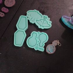 Keychain Container Molds For Resin Art