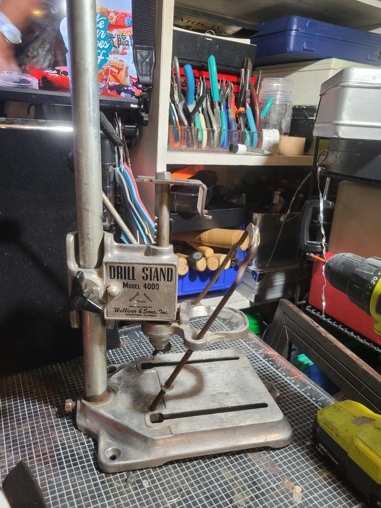 Vintage Welliver Drill Stand Model# 4000