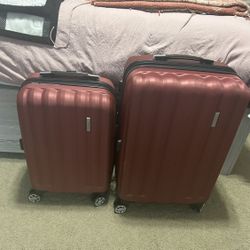 2 Hard Case Suitcase Set