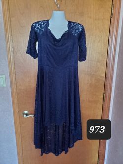 Black Lace Dress Xl