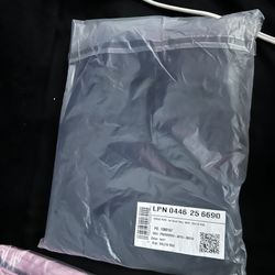 Fabletics Scrub Bottoms, Wide Leg, Navy