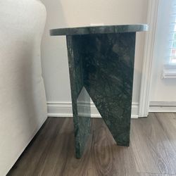 Green Marble Side Table