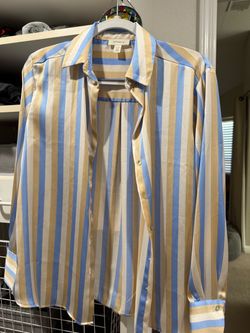 Tamara H. Striped Button-Down Shirt – Size XS/TP