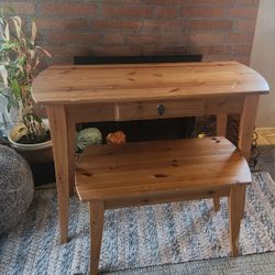 Small Wood Desk