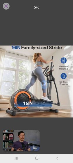 The Niceday Elliptical EXCELLENT LIKE DAY ONE NEW CONDITION! MAKE A DEAL TODAY!
