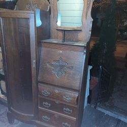 Antique Edwardian Secretary 