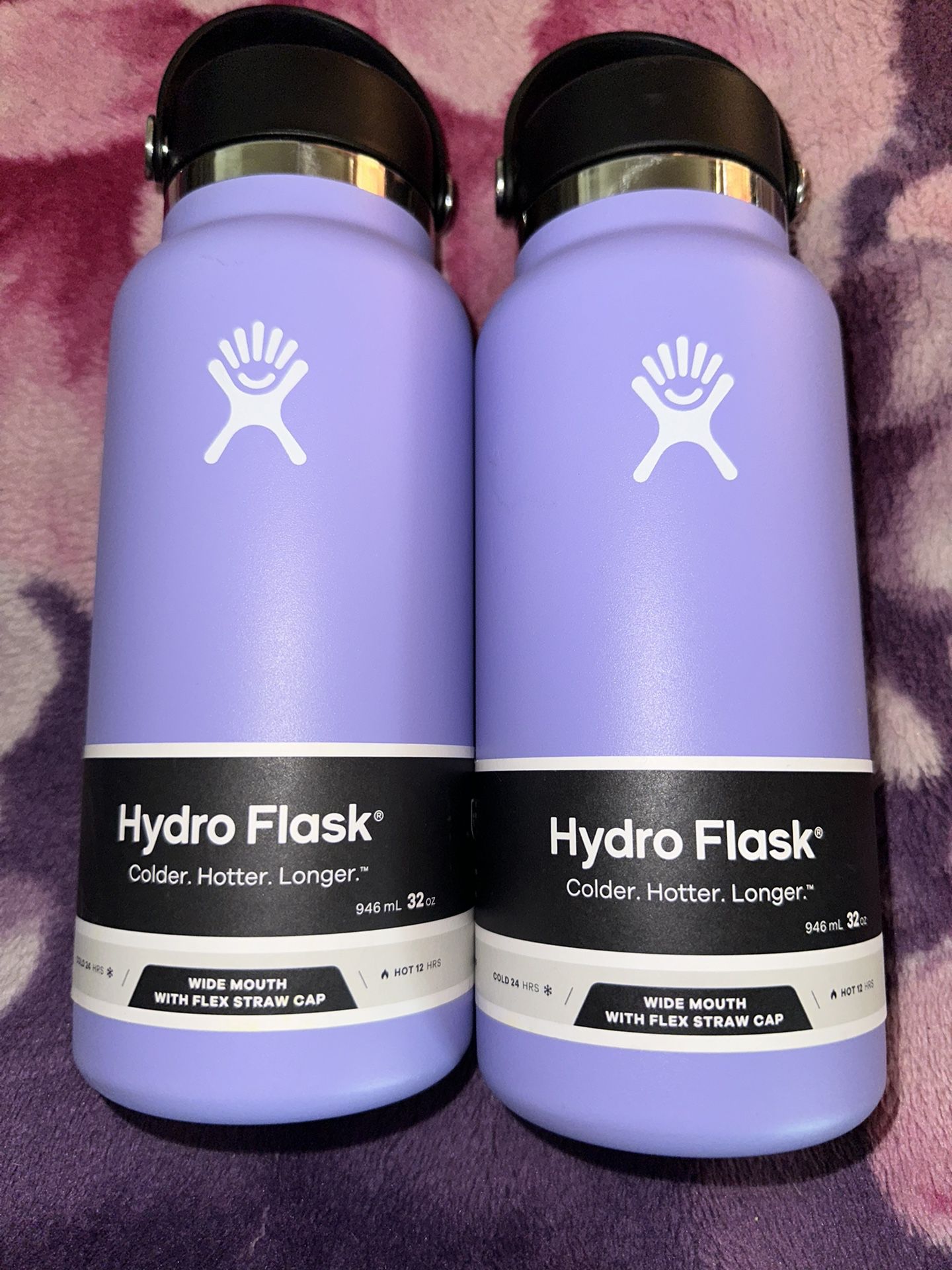 Hydro Flask 32oz Lilac Wide Mouth Flex Cap Flask - Each - Balducci's