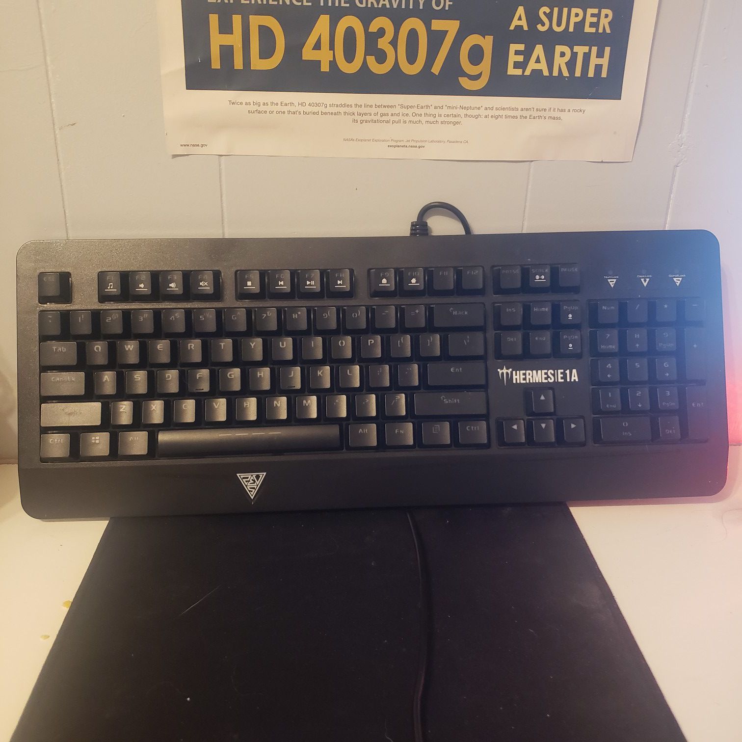 Gamdias Hermes E1A 3-in-1 gaming combo keyboard + mouse + mouse pad
