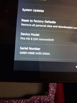 Kindle Fire HD 8 (5TH GENERATION)