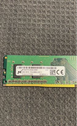 4GBs DDR4 Ram Stick