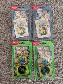 Pokémon TCG 2-Pack Blisters Lot of 4 – Larry’s Komala & Erika’s Tangela – Sealed