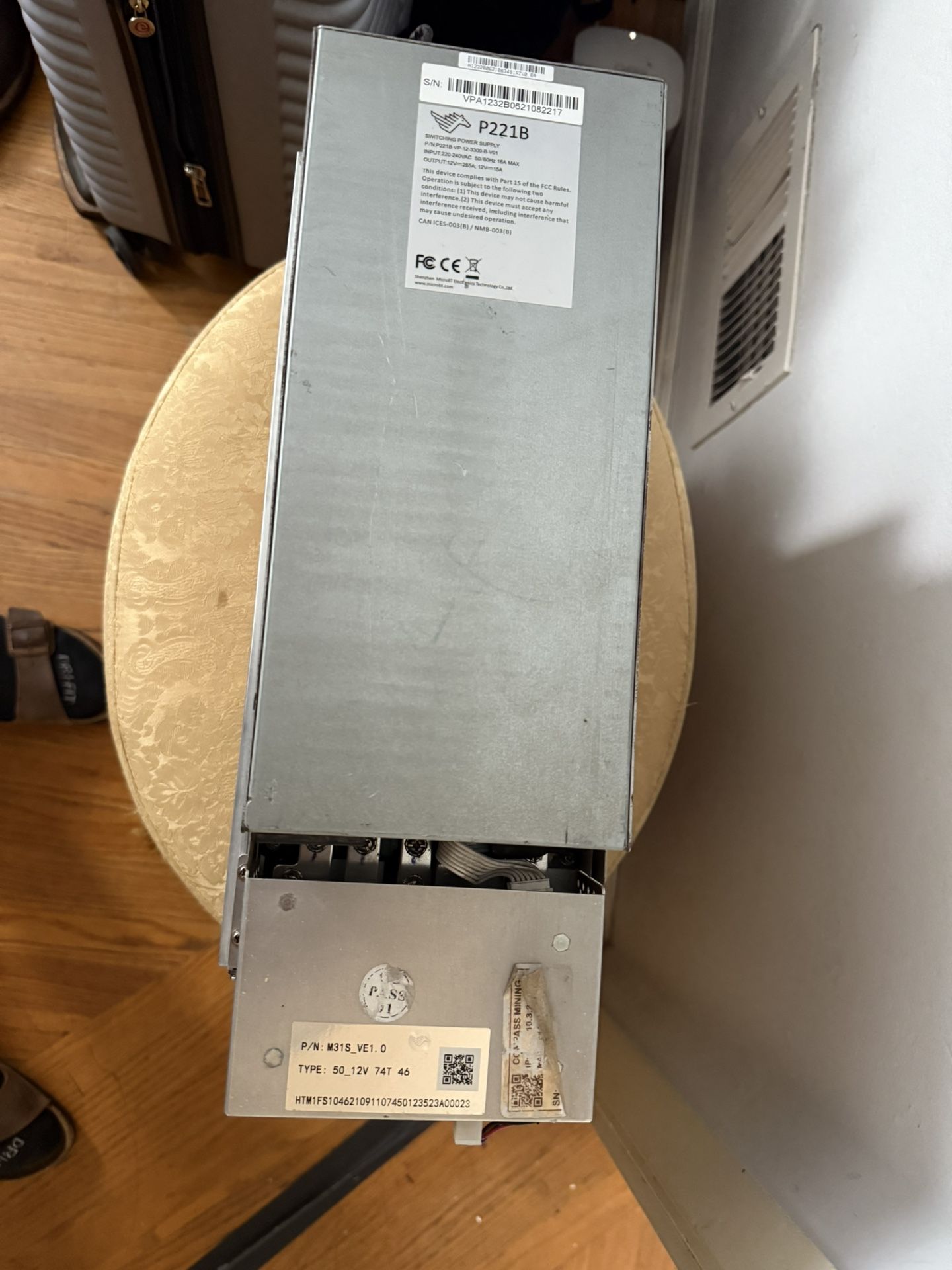 Bitcoin Miner M31S 74TH/s ASIC