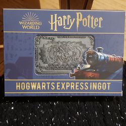 Harry Potter Hogwarts Express LIMITED Metal Ticket Replica 