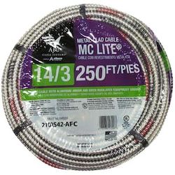 AFC Cable Systems MC Lite 14/3 250ft Metal Clad Cable