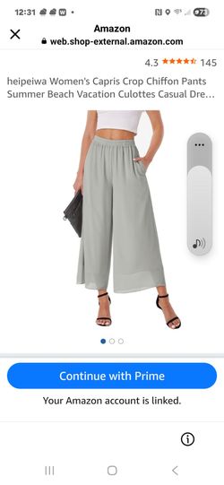 Womens cute chiffon pants. NEW WITH TAGS  size Medium