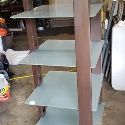 Furniture Color Brown Metal With Glass In Good condition 