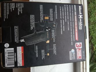 Black widow gravity fed dual action trigger airbrush