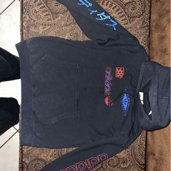 Adidas Original Japan Trefoil Pullover Hooded Sweatshirt Mens Medium