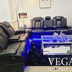 Sectional Power Recliners 