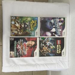 Wii Game Bundle (4 Games) – Great Deal!