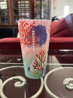 Starbucks Coral Reef Ceramic Tumbler