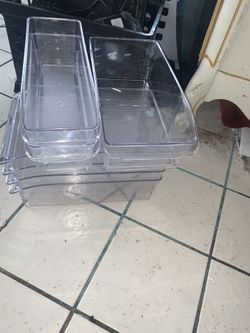 transparent stacking Storage containers 