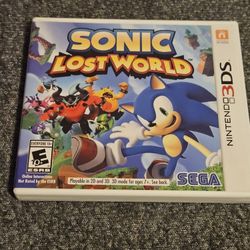 Sonic Lost World 3ds Game