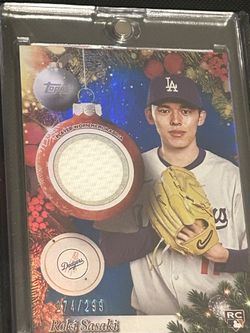 Roki Sasaki Rookie Numbered /299