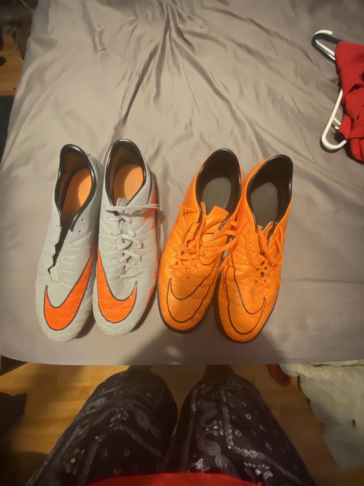 Size 12, Men’s cleats/turf shoes