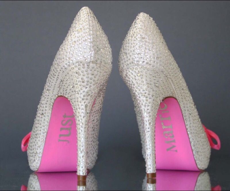 Custom painted heels