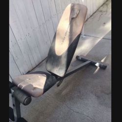 Weider 255 L Weight Bench Used $50 Exercise 