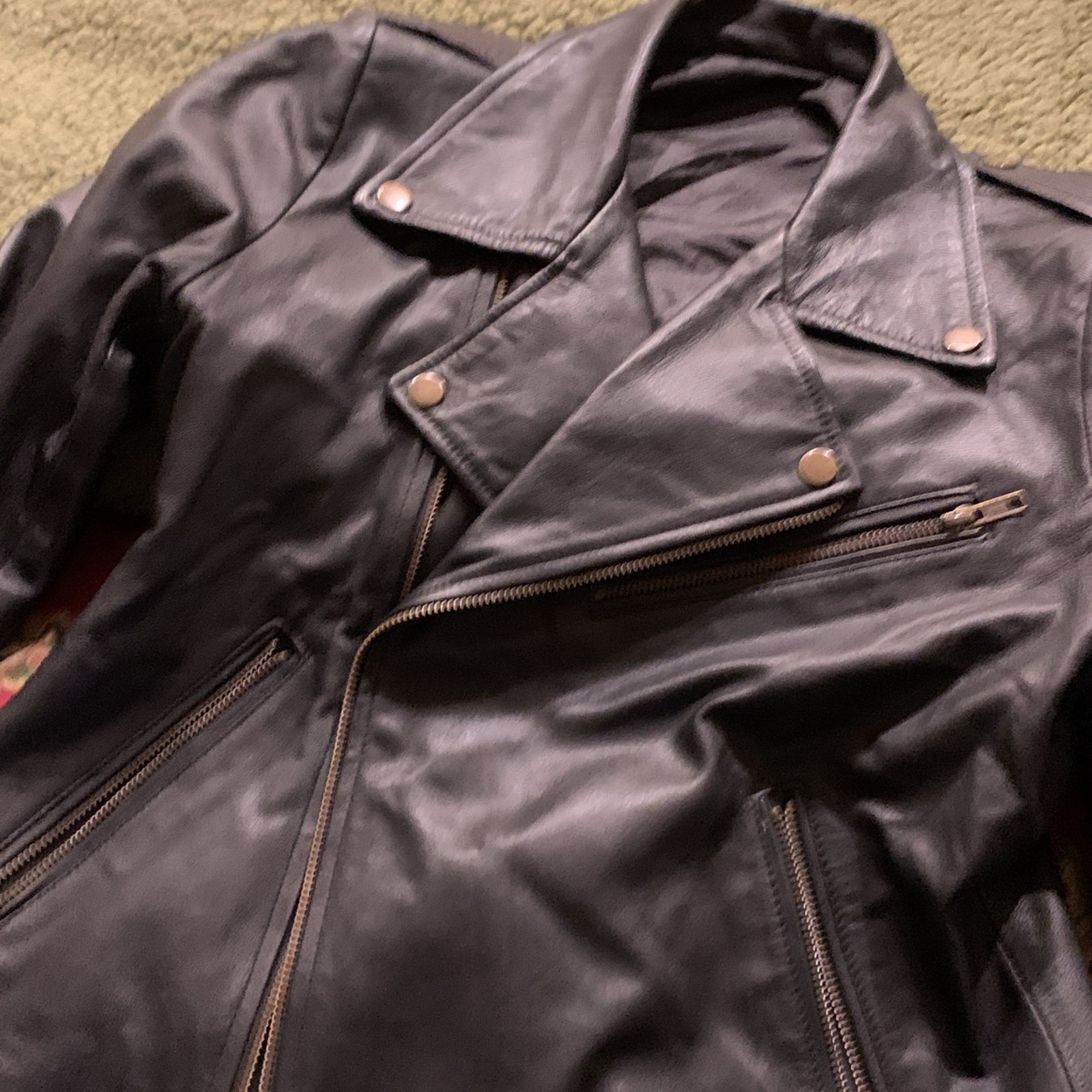 Men’s YKK Soft Genuine Leather Jacket 