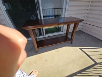 Wood Console Table