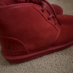 red ugg boots