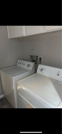 Washer and dryer