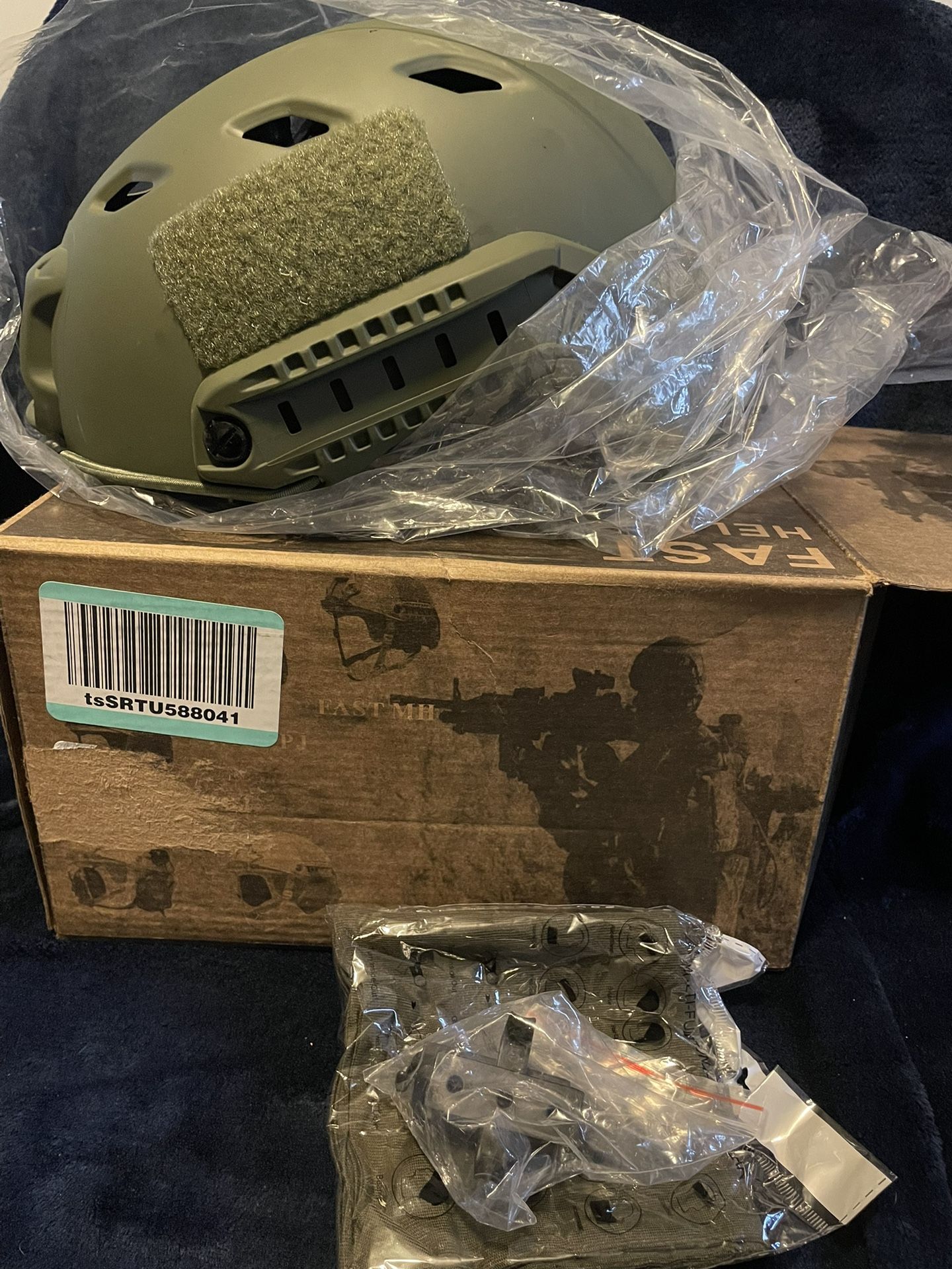 LOOGU Fast BJ Base Jump Military Helmet with 12-in-1 Headwear