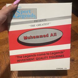 muhammad ali signed action figure 