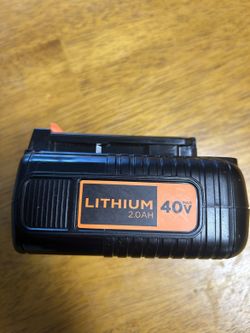 Black+Decker 40V Max 2.0Ah Lithium Battery
