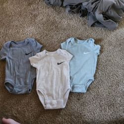 Set Of 3 Nikes Onsies