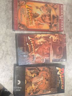 Indiana Jones VHS Trilogy Set